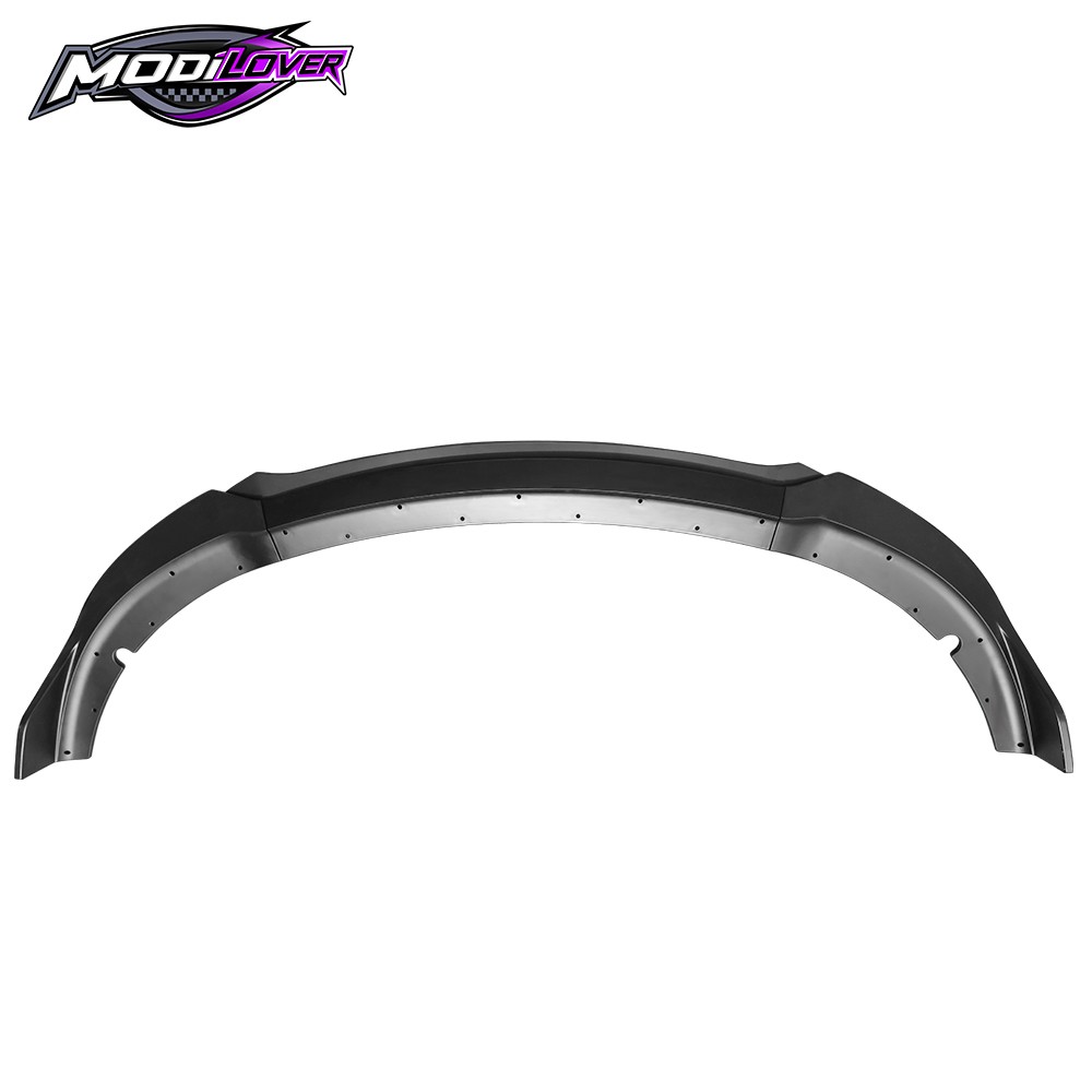 Fits 15-23 Dodge Charger SRT V3 Style Matte Black Front Bumper Lip Kit 4PCS