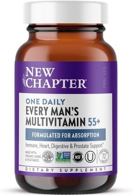 2Pks - New Chapter One Daily-Man's55+ & Woman's MultiVit,30 + 48Tbts Exp.7/27-25