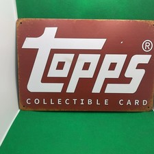 Topps Collectible Card-Metal Sign