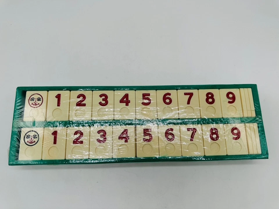 Vintage 1973 Rummikub Hertzano Israel Deluxe Set Blue Locking Case Sealed Tiles - Image 4 of 4