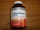 American Health Original Papaya Enzyme  Chewable 600 Tablets  Exp 7/2027