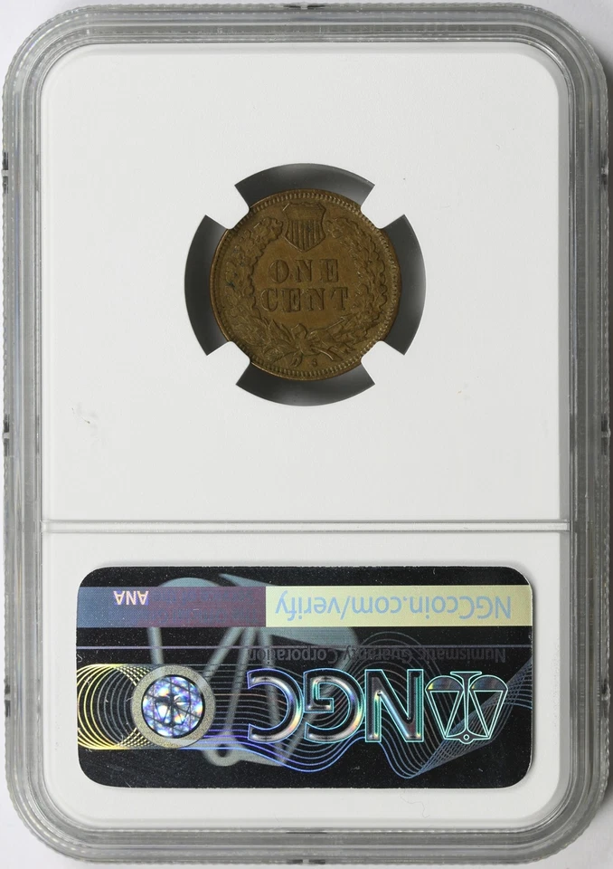 1909-S 1c Indian Cent NGC AU55BN - Image 2 of 4