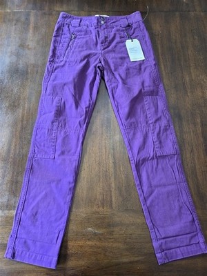 NWOT Current Elliott 26 The Encoded Trouser Purple Pants 128801