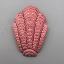 Vintage Shorter & Son Pink Shell Wall Pocket Stoke-on-Trent Pottery 76J