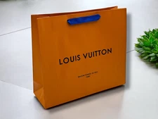 Classic Louis Vuitton  Orange Large Shopping Gift Bag  17” x 12.125 x 5”