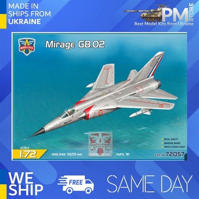 ModelSvit 72057 1/72 Mirage G8-02 Plastic model kit