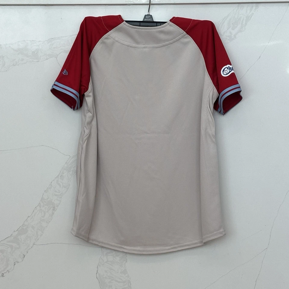 Camiseta New Era México Charros Jalisco Auténtica Alterna Juvenil L 10-11 Rojo Tostado Foto 2 de 3