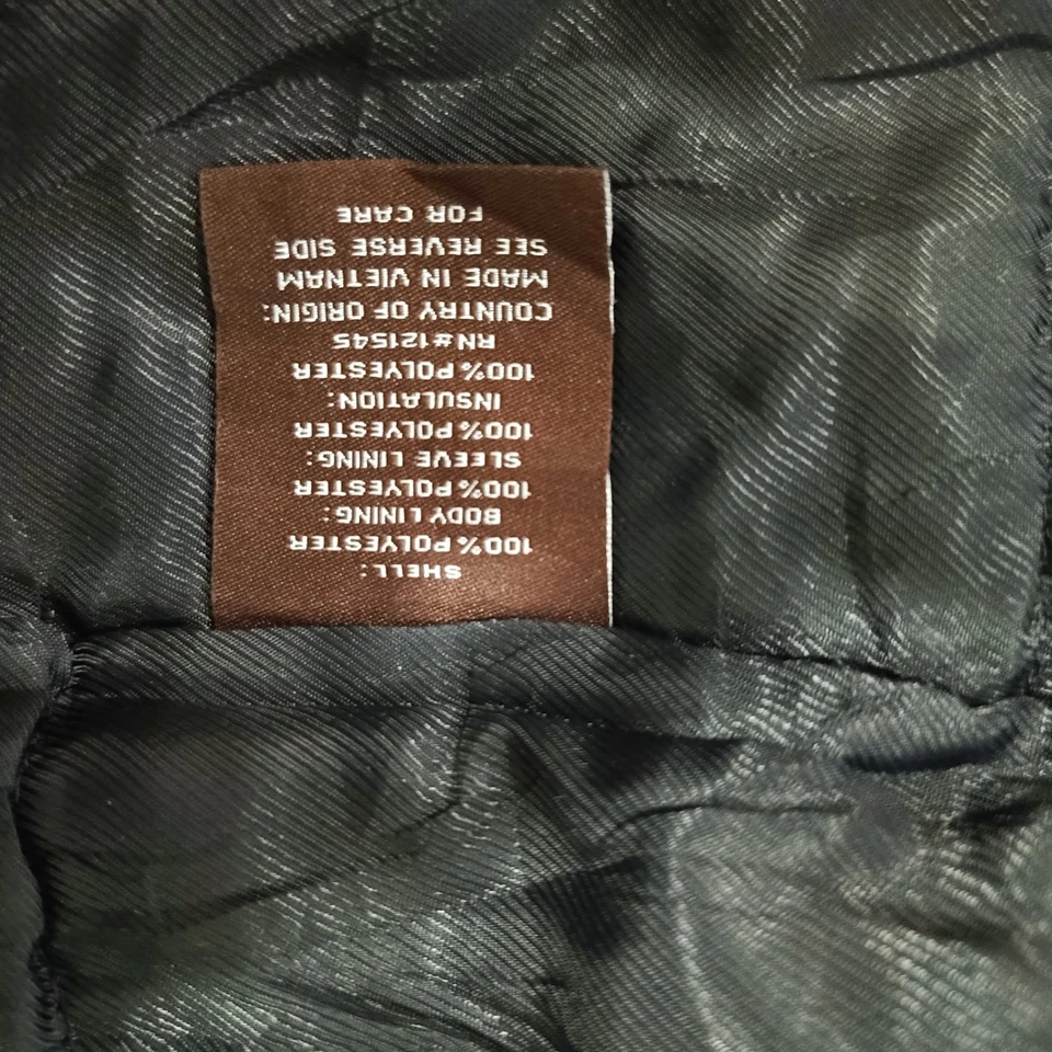 MICHAEL KORS Military Jacket Outdoor Jacket Size XL Dark Green Pit27 - Image 3 of 4