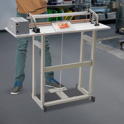 22.83'' Foot Pedal Impulse Sealer heat sealing machine,Plastic Bag sealer 110V