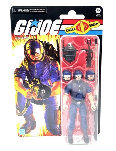 Hasbro G.IJoe Classified Series Retro Collection Cobra Tele-Viper Boxed 6 Inch