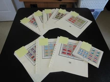 Set of 36 1980-83 & 1985-89 Flags of The United Nations panes of 16;MNH