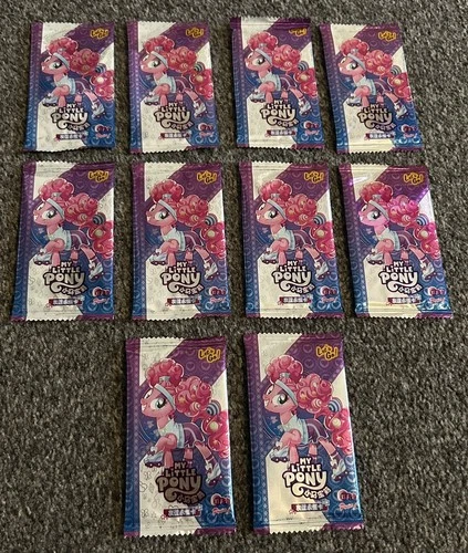 BRAND NEW SEALED - My Little Pony Card Packs - 10 Sealed Packs - 50 Total Cards