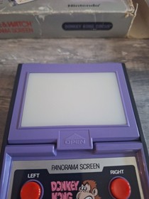 Rare Nintendo Game and Watch Panorama screen Donkey Kong Circus Game 1984 MK-96
