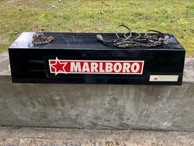 Vintage Large Marlboro Lighted Sign, Bar Light Man Cave Works Local Pickup Only
