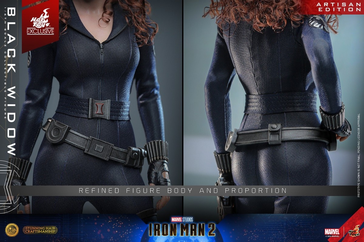 New Hot Toys MMS757AE Iron Man 2 Black Widow Artisan Edition 1/6