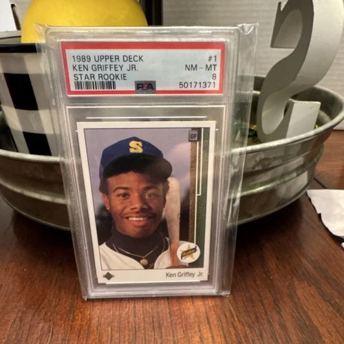 Upper Deck 1989 Ken Griffey Jr. Star Rookie #1 PSA 8 Seattle Mariners MLB