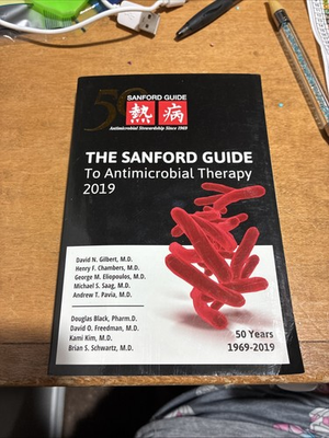 #ad Sanford Guide to Antimicrobial Therapy 2019 $15.00
