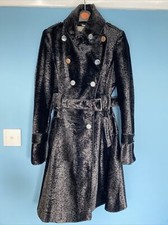 Karen Millen Signature Faux Pony Fur Jacket/coat Size 8