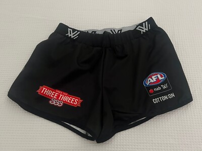 Collingwood Magpies AFLW SIZE 10 ladies womens running shorts