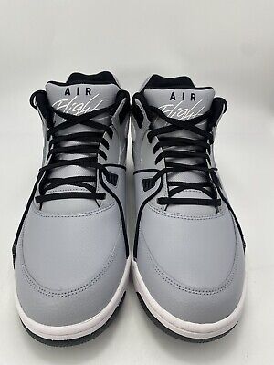 Nike Air Flight 89 Wolf Grey Black Men's Size 11 [306252-027 Nike Air Flight 89 Wolf Grey Black Men's Size 11 [306252-027