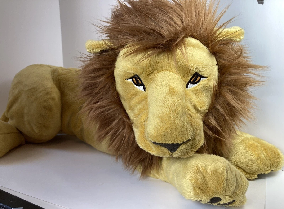 Large best sale plush lion