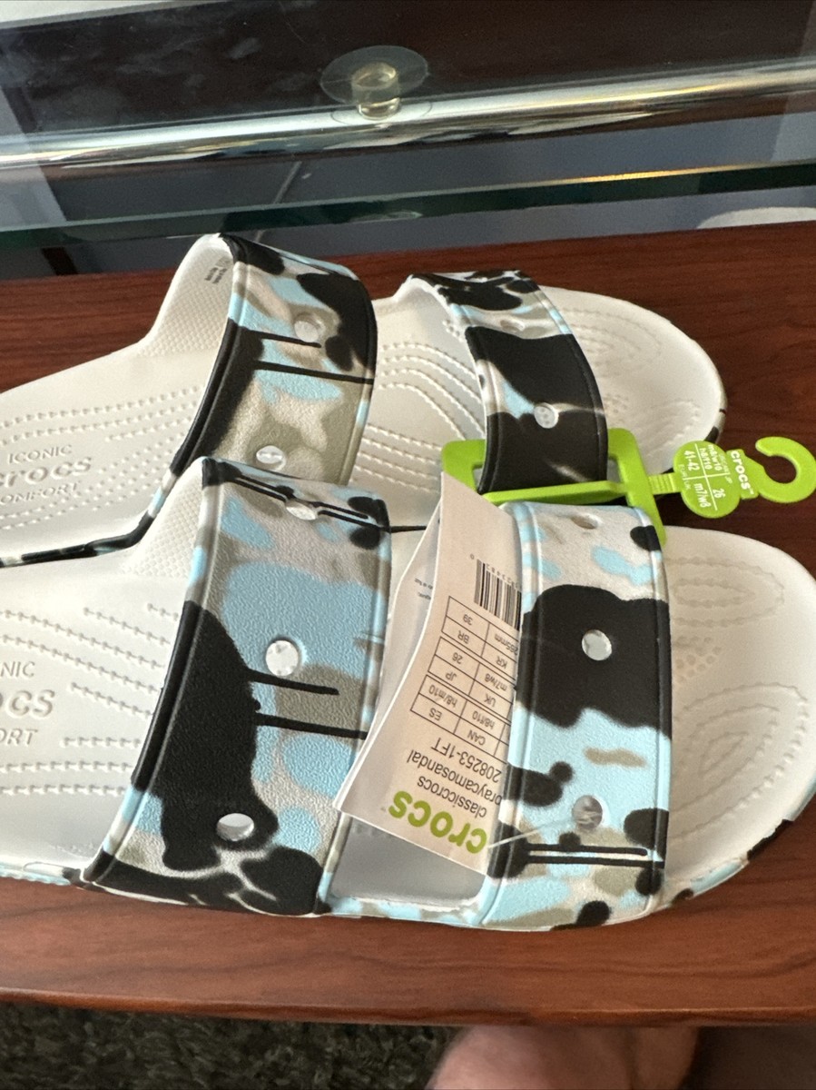 CROCS Unisex Classic Crocs Spray Camo Sandal (208253-1FT) | eBay display picture 3