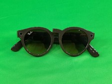 BROKEN RAY-BAN Stories Rounder Brown Smart Glasses RW4003-(FOR PARTS NONWORKING)