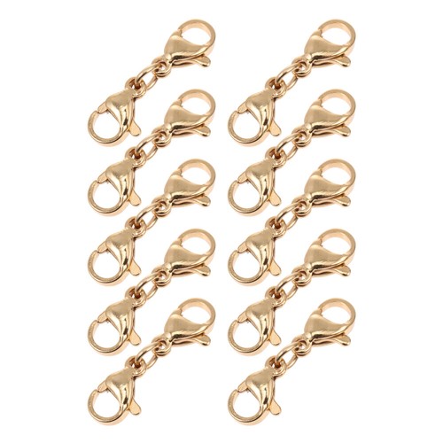 10 Pcs Lobster Buckle Jewelry Jewellery Clasps Charms for Bracelets