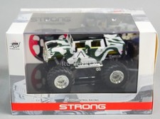 RC 1/43 Radio Control RC Micro Monster Truck HUMMER  w/ LED Lights WHITE CAMO