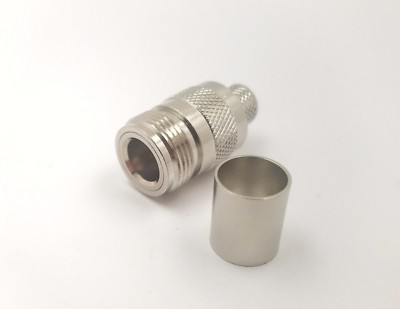 2pcs RF Connector N Male Crimp Teflon Insulation Solderless CNT 400