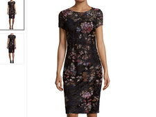 DAVID MEISTER  FLORAL PRINT DRESS ( New )