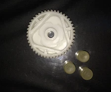 REAR QUARTER WINDOW LIFT MOTOR GEAR & ROLLERS (NEW) for FORD MUSTANG CONVERTIBLE