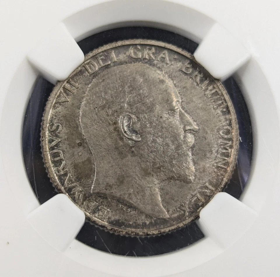 Beautiful 1902 Matte Proof Edward VII Shilling - Great Britain - NGC PF63 Matte - Image 2 of 4
