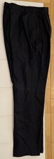 David N. Black Pants Womens Vintage 100 Worsted Wool Trouser 24x30