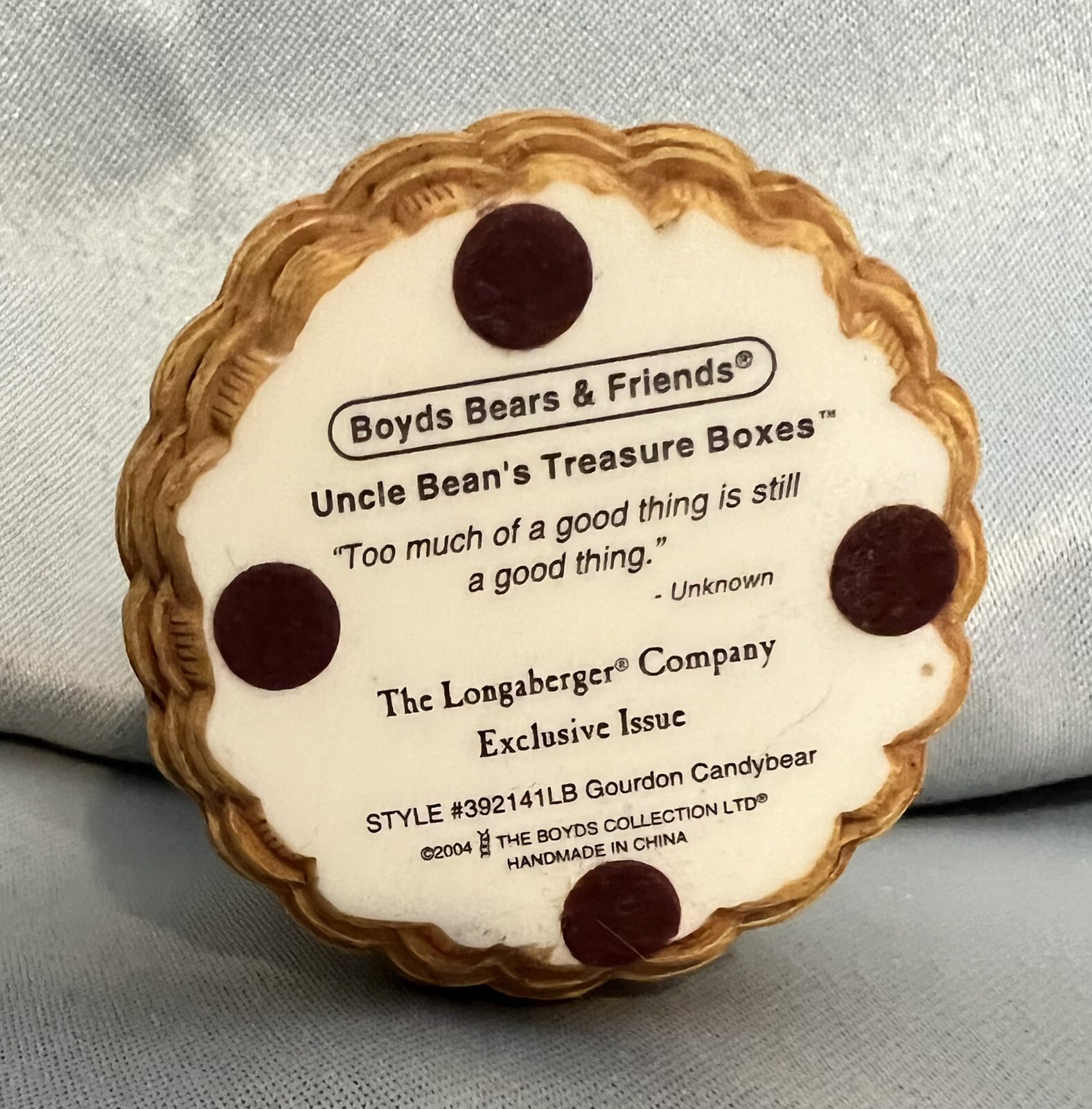 Boyds Treasure Box Longaberger eBay