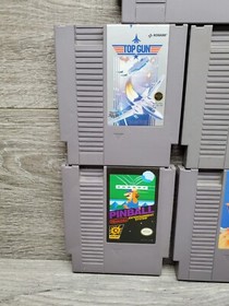 Lot Of 5 Nintendo NES Games Skate Or Die Legacy Of The Wizard Blades Of Steel T