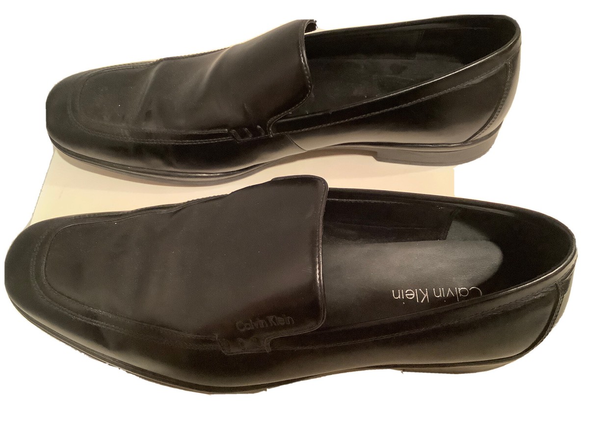 Calvin Klein Black Leather Loafers Men’s Size 10.5 Amazon.com | Calvin Klein Men main image 3