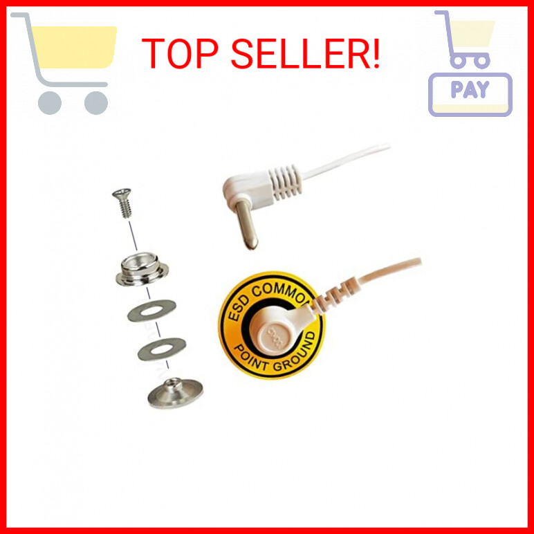 Grounding Snap with ESD Grounding Plug for Universal Grounding