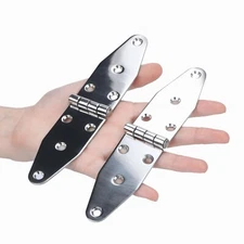 2X Marine Stainless Steel Polished Door Hinges Heavy Duty Door Hardware