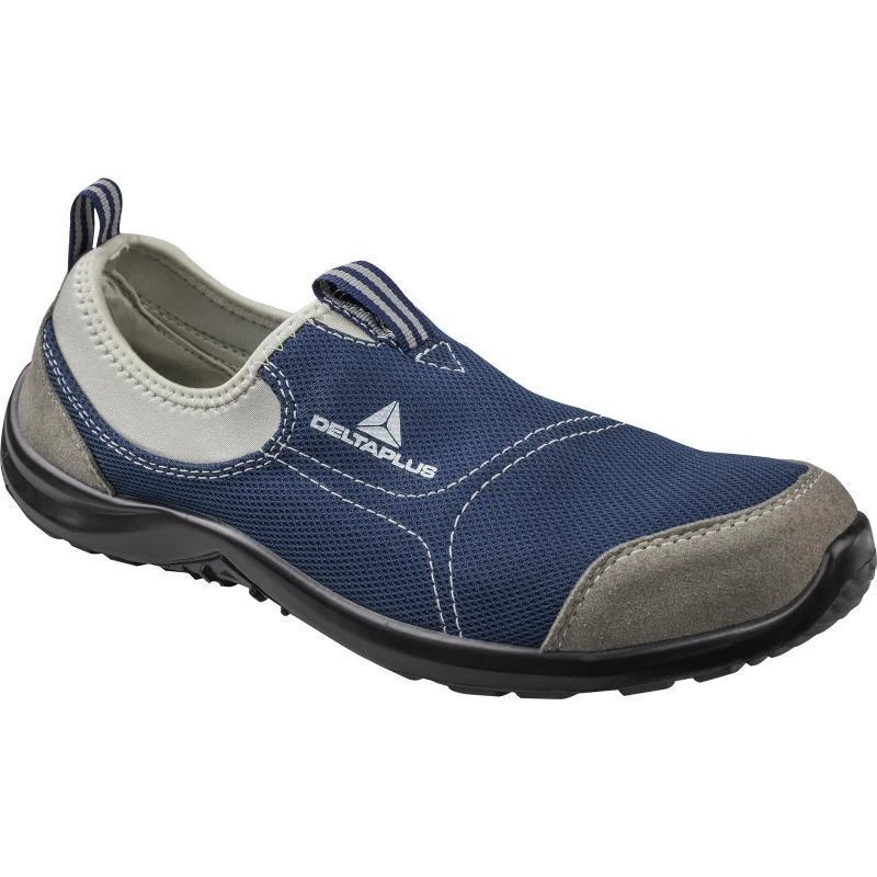 Delta plus Navy MIAMI safety shoes, lightweight slip on Metal toe size UK 9