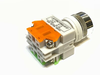 Interruttore A Pulsante Rosso, In Acciaio Inox Fatto 22mm 24VDC - Foto 10