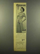 1949 Gilchrist's Mi Date Dress Ad