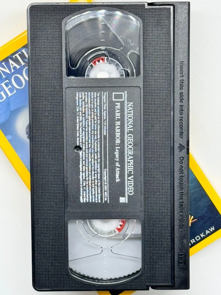 National Geographic: PEARL HARBOR- LEGACY OF ATTACK (vhs) Tom Brokaw. Rare - Image 3 of 3