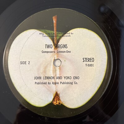 VERY RARE BESTWAY PRESSING TWO VIRGINS JOHN LENNON APPLE LP YOKO