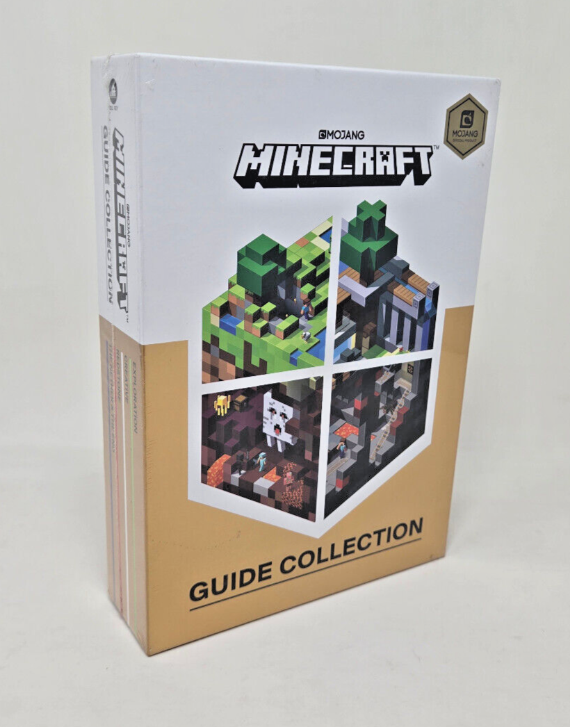 MINECRAFT Guide Collection by Mojang- Box Set of 4 Paperback
