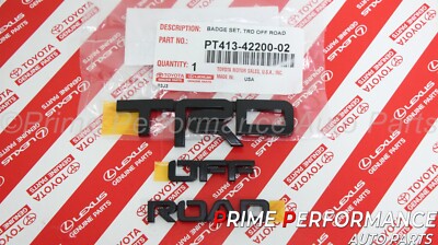 Toyota RAV4 2019-2024 TRD OFF ROAD Rear Black Emblem PT413-42200