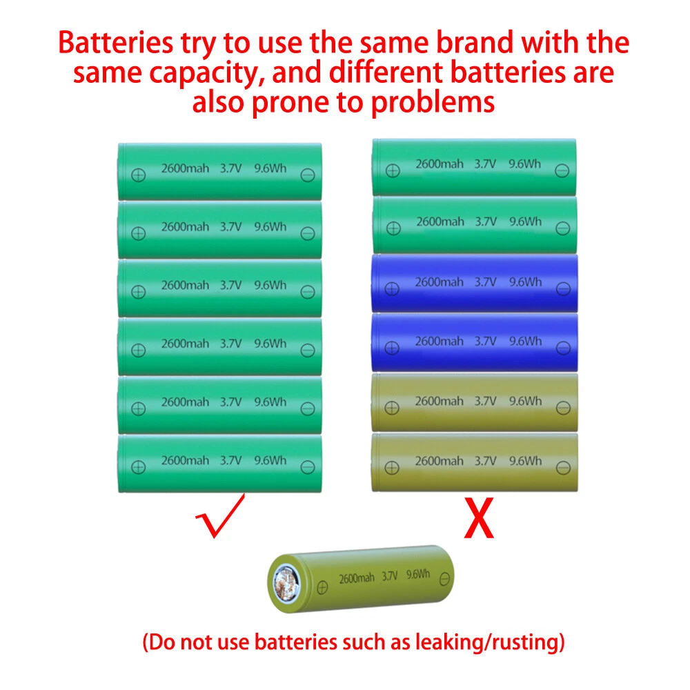 Portable 18650 Power Bank DIY Case No Welding Needed