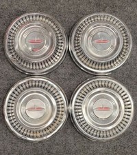 1960s Oldsmobile 10 Hubcap Wheel Covers Center Hub Cap Poverty Dog Dish