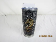 Viking Tumbler Stainless Dragon 20oz With Lid
