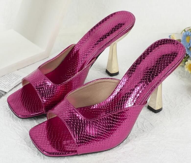 PANTOFOLA D’ORO Sandali donna moda estate punta aperta punta testurizzata sexy festa tacchi alti